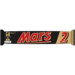 Mars Milk Chocolate Bar Caramel Nougat 2 Pack 64g image