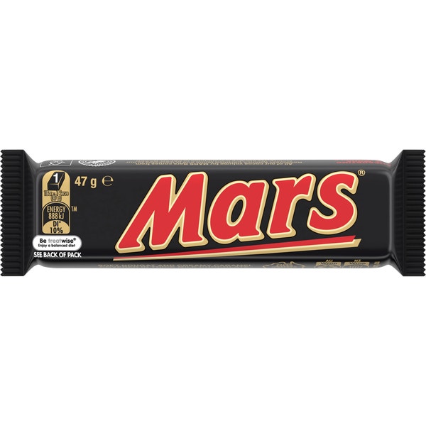 Mars Milk Chocolate Bar Caramel Nougat 47g