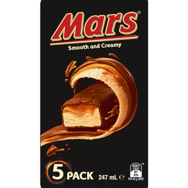 MARS Frozen Dessert Bar Multipack 5 Pack