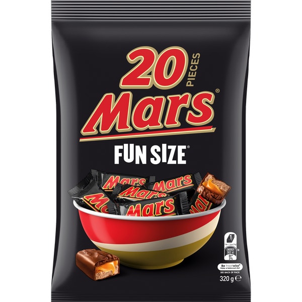 Mars Fun Size Giant Sharepack 20 pieces 320 g